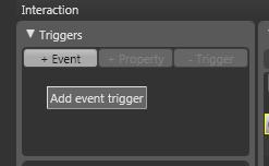 Add event trigger button